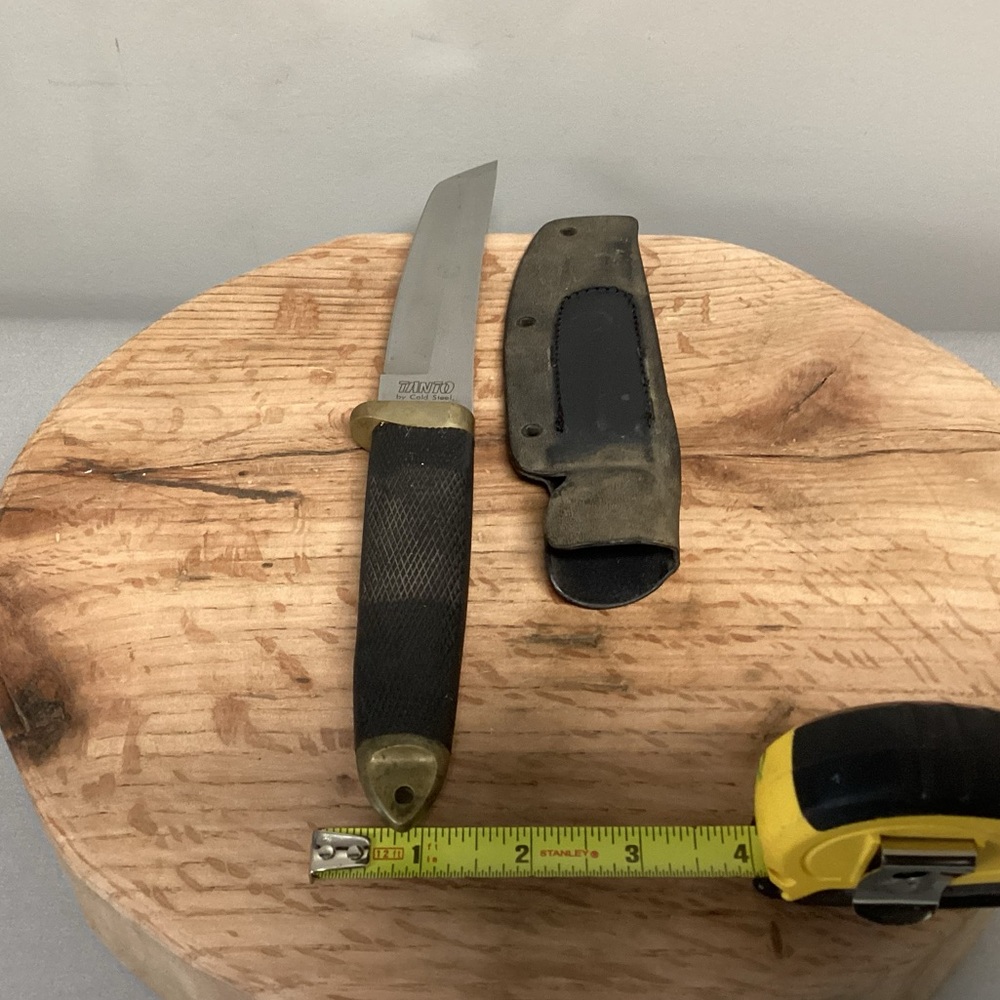 🟡 Vintage - Made in Japan - Tanto Knife by Cold Steel Ventura Calif. w/ Sheath - Picture 14 of 15